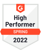 G2 awards spring 2022 high performer